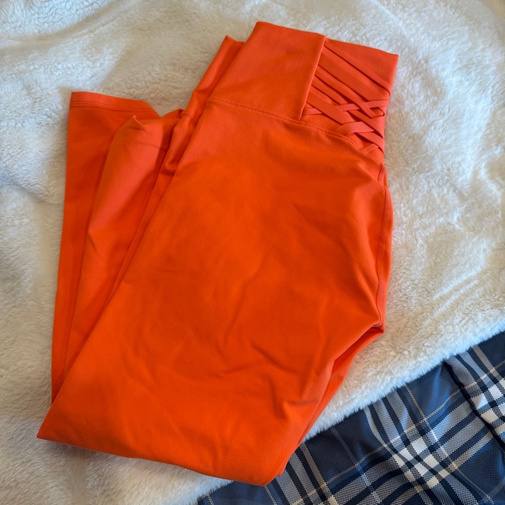 Fabletics Orange Leggings - Picture 2 of 2